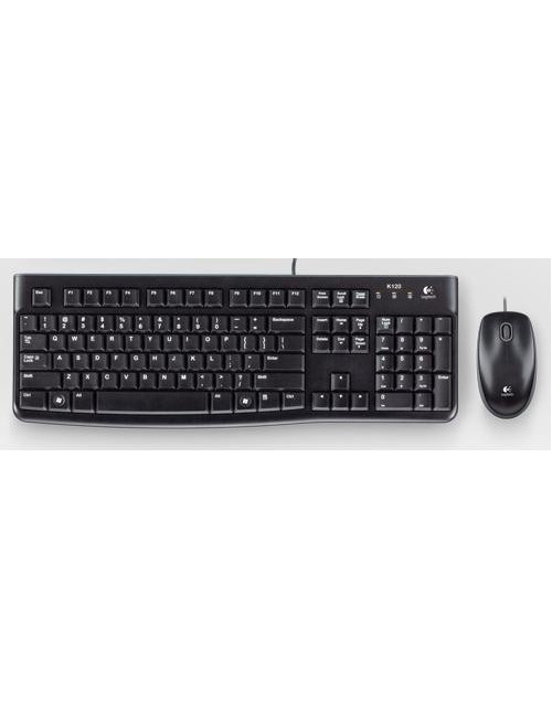 Teclado + mouse logitech mk120 optico