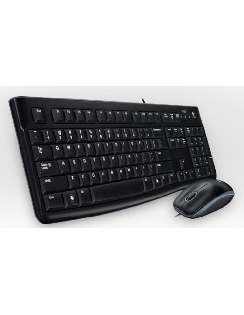 Teclado + mouse logitech mk120 optico