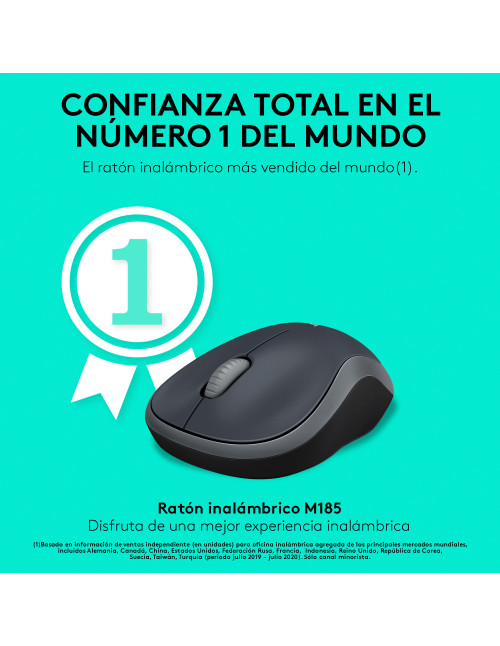 Mouse raton logitech m185 optico wireless