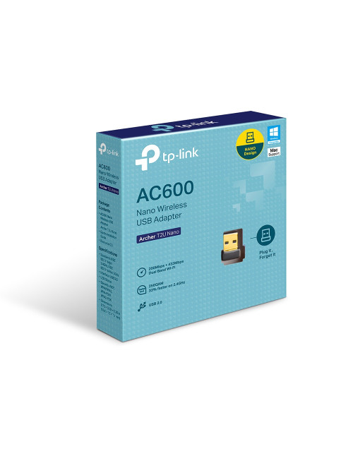 Nano adaptador usb 2.0 dual band