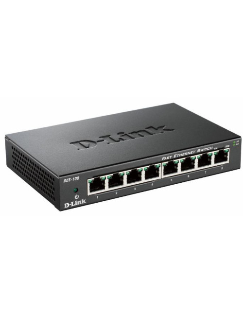 Switch 8 puertos 10 100 fast