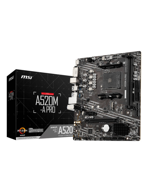 Placa base msi am4 a520m - a pro