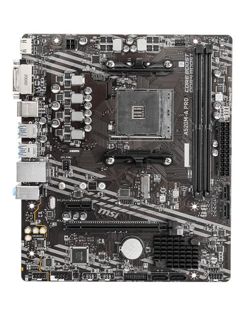 Placa base msi am4 a520m - a pro