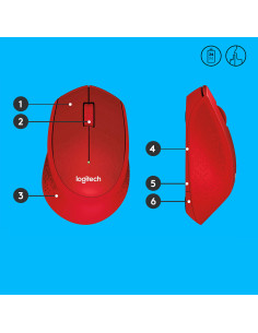 Mouse raton logitech m330 optico wireless