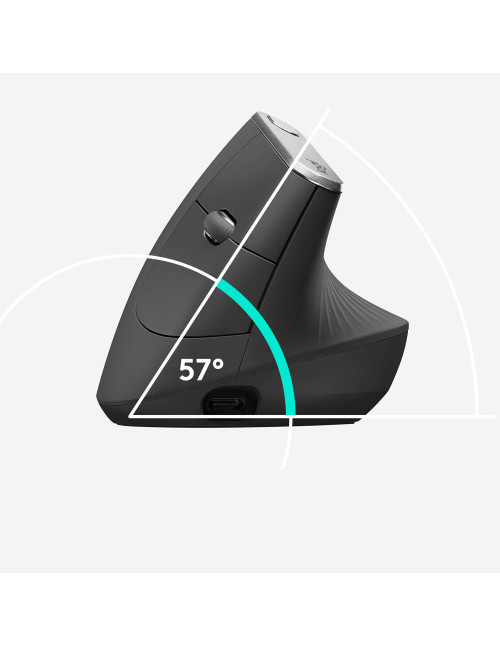 Mouse raton logitech mx vertical wireless