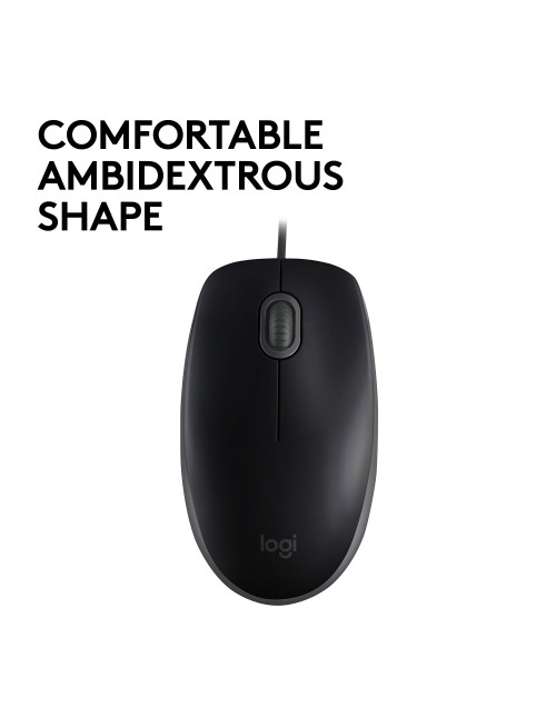 Mouse raton logitech b110 silent optico