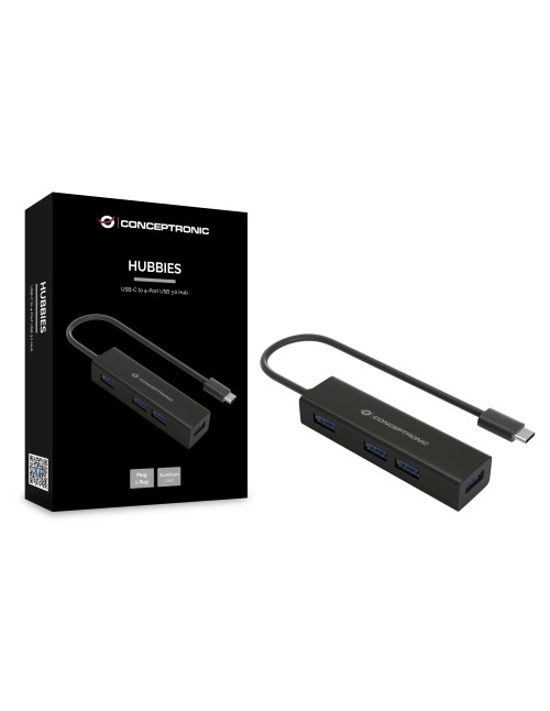 Hub usb tipo c conceptronic hubbies07b