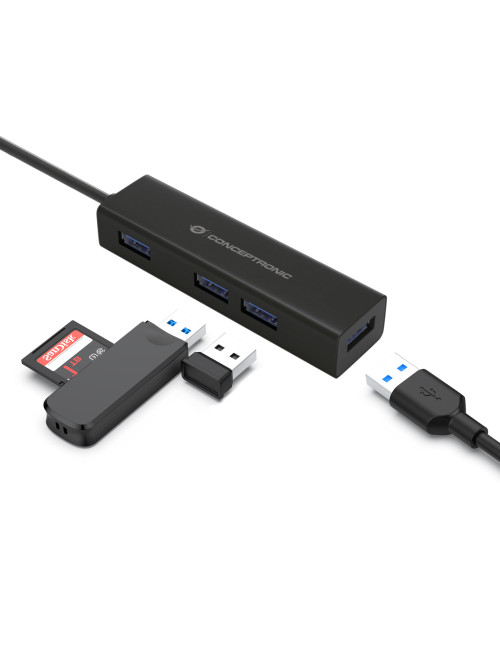 Hub usb tipo c conceptronic hubbies07b