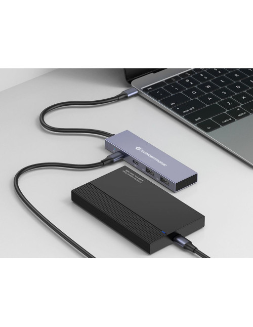 Hub usb tipo c conceptronic hubbies13g
