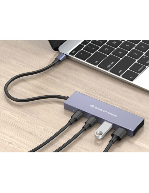 Hub usb tipo c conceptronic hubbies13g