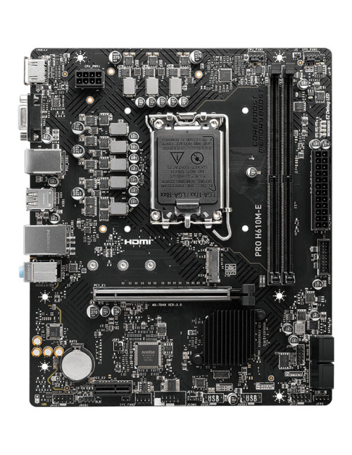 Placa base msi pro h610m - e 1700