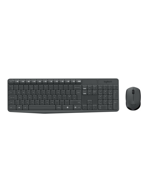 Teclado + mouse logitech mk235 inalambrico