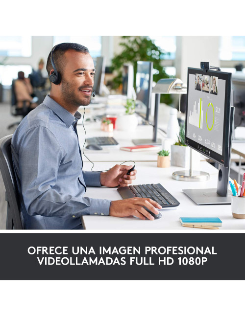 Webcam logitech c920 negra full hd
