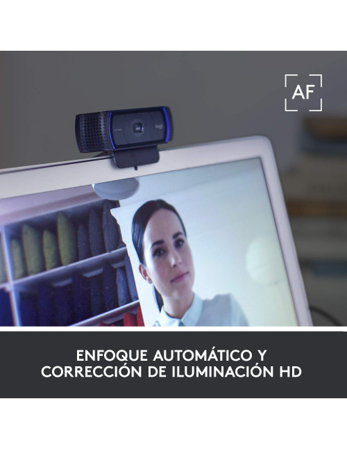 Webcam logitech c920 negra full hd