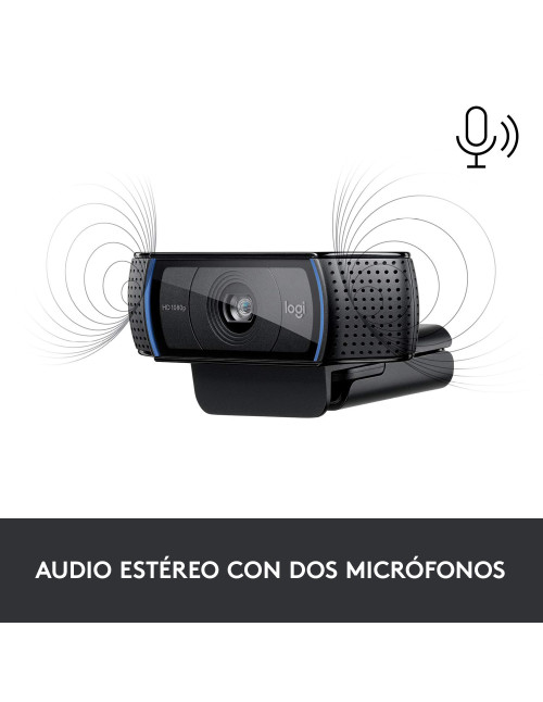 Webcam logitech c920 negra full hd