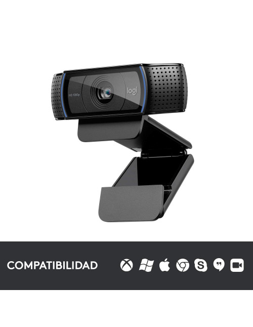 Webcam logitech c920 negra full hd