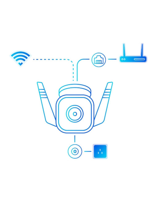 Camara wifi tp - link tc65 3mp vision
