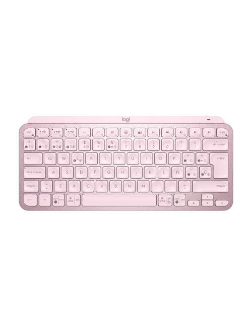 Teclado logitech mx keys mini rosa