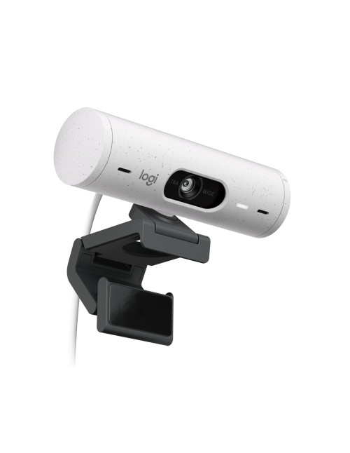Webcam logitech brio 500 blanco crudo