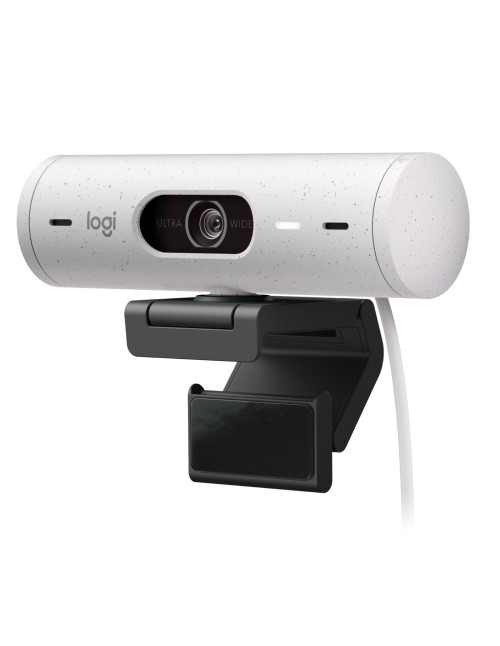 Webcam logitech brio 500 blanco crudo