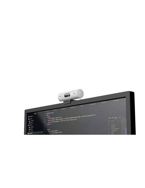 Webcam logitech brio 500 blanco crudo