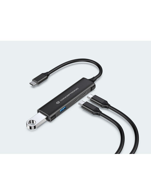 Hub usb tipo c conceptronic hubbies12b