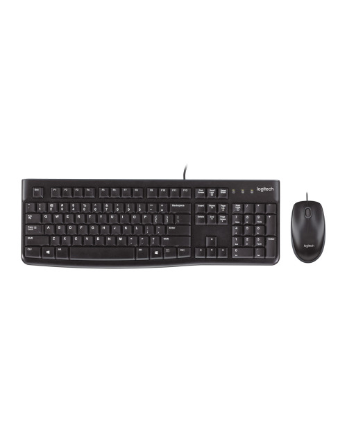 Teclado + mouse logitech mk120 optico