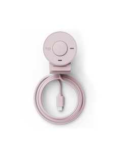 Webcam logitech brio 300 rosado full