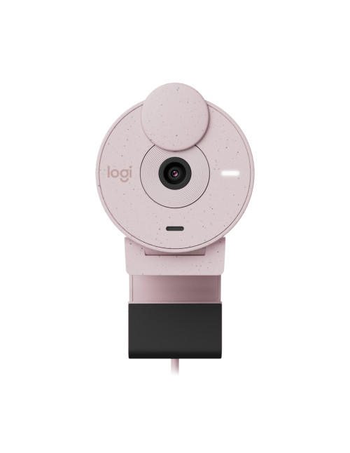 Webcam logitech brio 300 rosado full