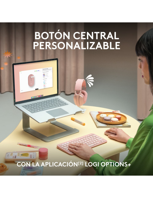 Raton inalambrico logitech pebble mouse 2
