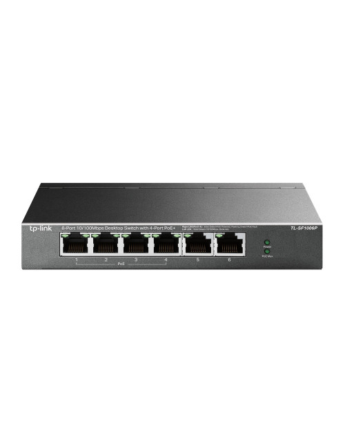 Switch 6 puertos tp - link tl - sf1006p 10