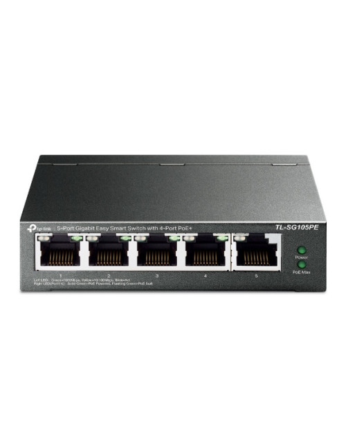 Switch 5 puertos tp - link tl - sg105pe easy