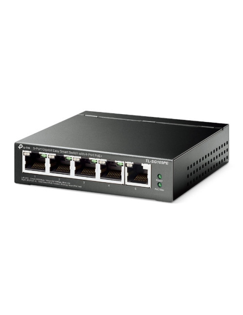 Switch 5 puertos tp - link tl - sg105pe easy