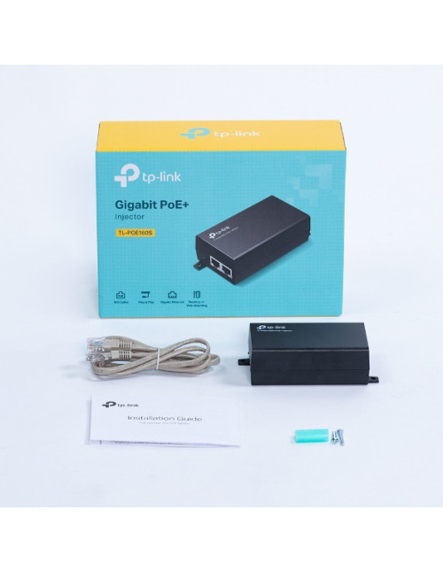 Inyector poe+ tp - link tl - poe160s hasta 30w