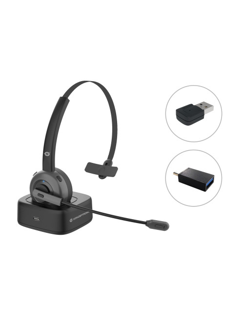 Auricular conceptronic bluetooth polona03bda con base