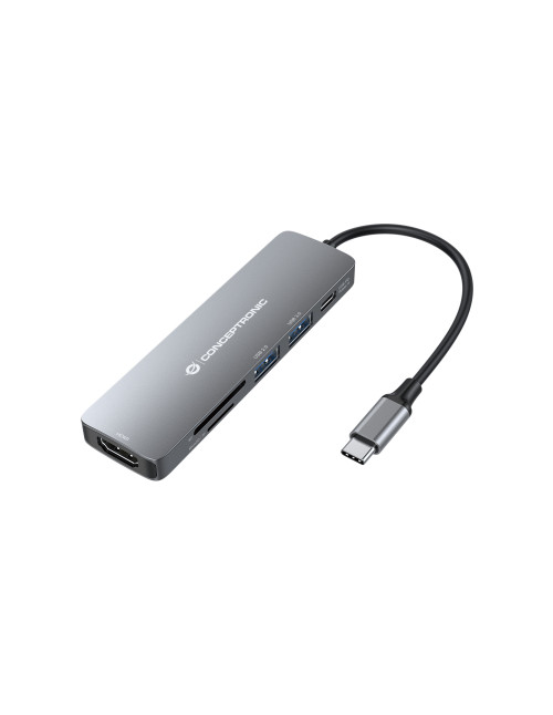 Adaptador usb - c 6en1 conceptronic donn11 hdmi