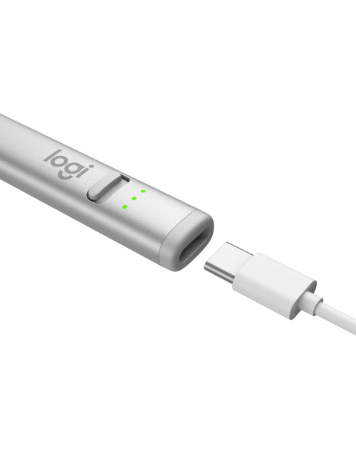 Lapiz digital logitech crayon silver usb - c
