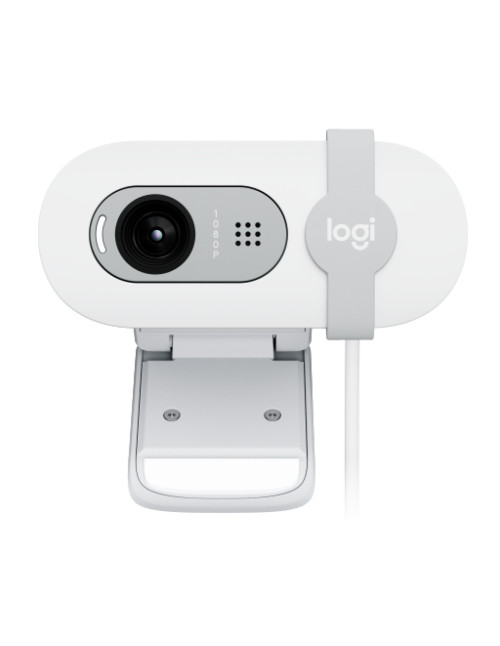 Webcam logitech brio 100 blanco full