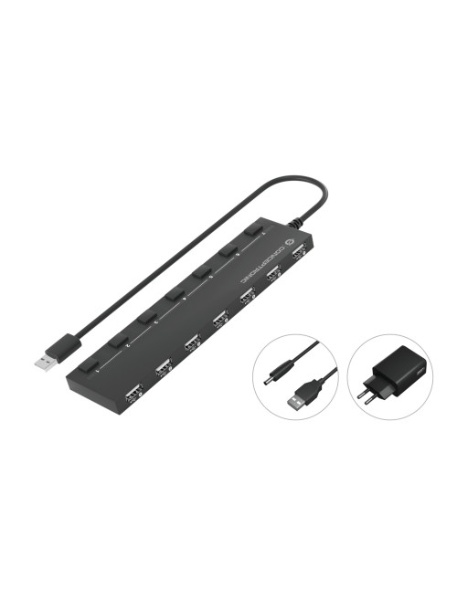 Hub usb 2.0 conceptronic hubbies08 7