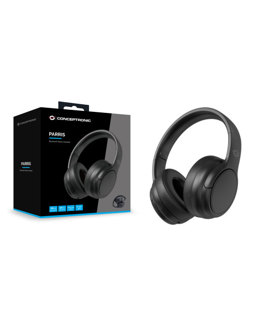 Auriculares conceptronic parris03b inalambrico negro