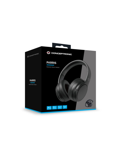 Auriculares conceptronic parris03b inalambrico negro