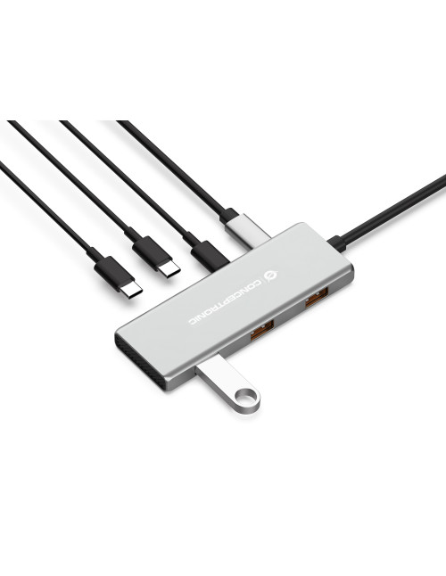 Hub usb tipo c conceptronic hubbies17g