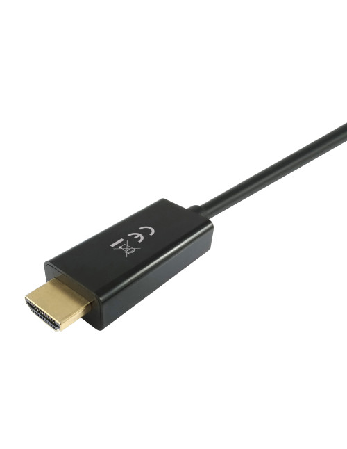 Cable displayport equip a hdmi macho - macho