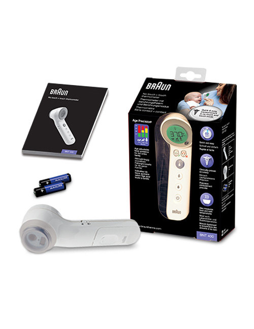 Termometro corporal braun bnt400we sin contacto