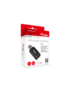 Adaptador audio equip tarjeta sonido usb