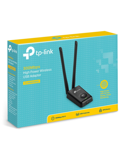 Adaptador usb 2.0 wifi 300 mbps