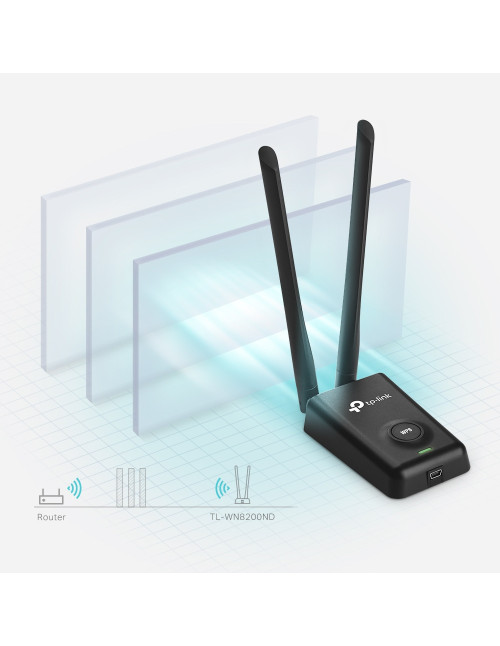 Adaptador usb 2.0 wifi 300 mbps