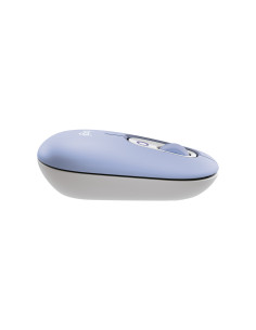 Raton inalambrico logitech pop mouse lila