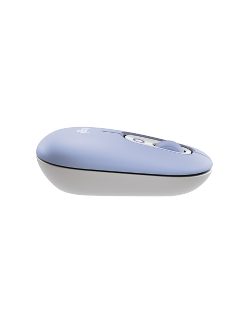 Raton inalambrico logitech pop mouse lila