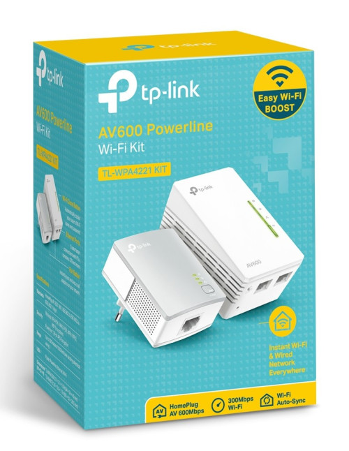 Kit extensores powerline tp - link tl - wpa4221 kit